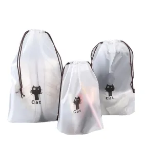 10PCs Dust-Proof and Moisture-Proof Drawstring Storage Bag, Cosmetics Clothes Shoes Travel Buggy Bag