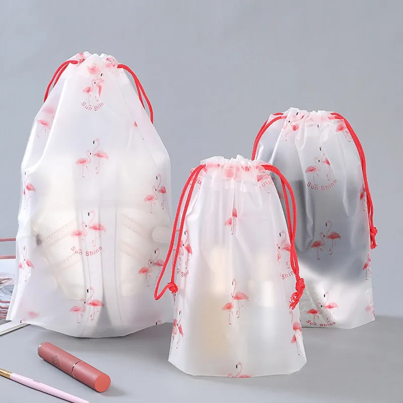 10PCs Dust-Proof and Moisture-Proof Drawstring Storage Bag, Cosmetics Clothes Shoes Travel Buggy Bag