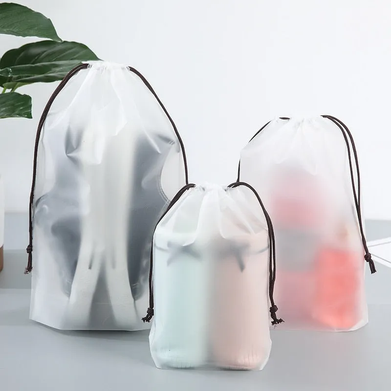 10PCs Dust-Proof and Moisture-Proof Drawstring Storage Bag, Cosmetics Clothes Shoes Travel Buggy Bag