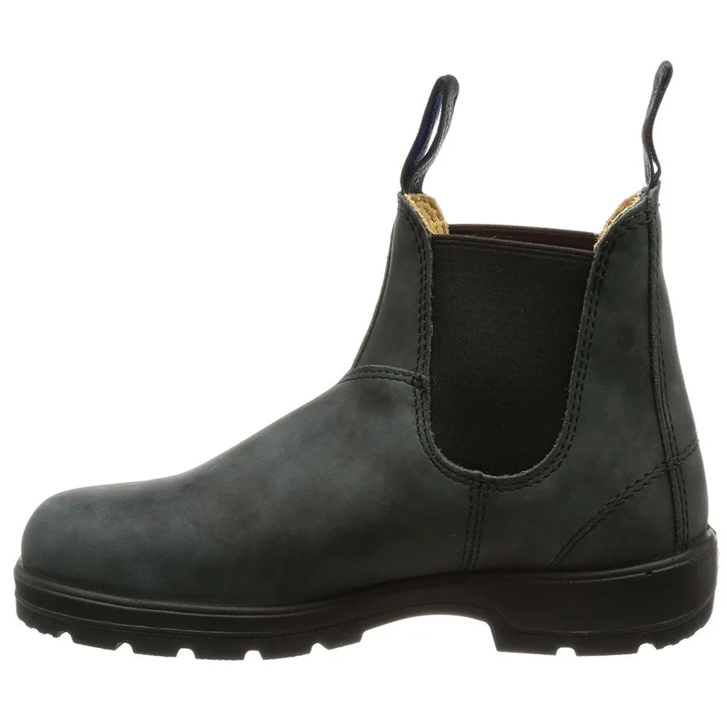 1478 Water-Resistant Leather Unisex Chelsea Boots