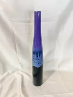 19" tall purple vase