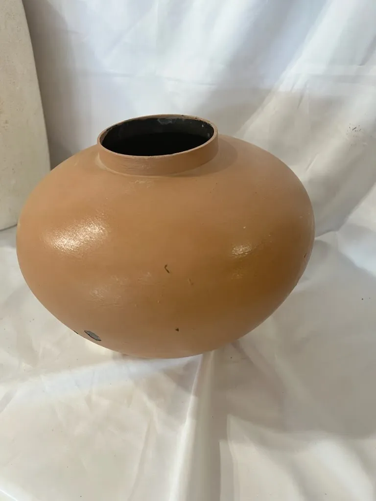 7" Tall Brass Vase