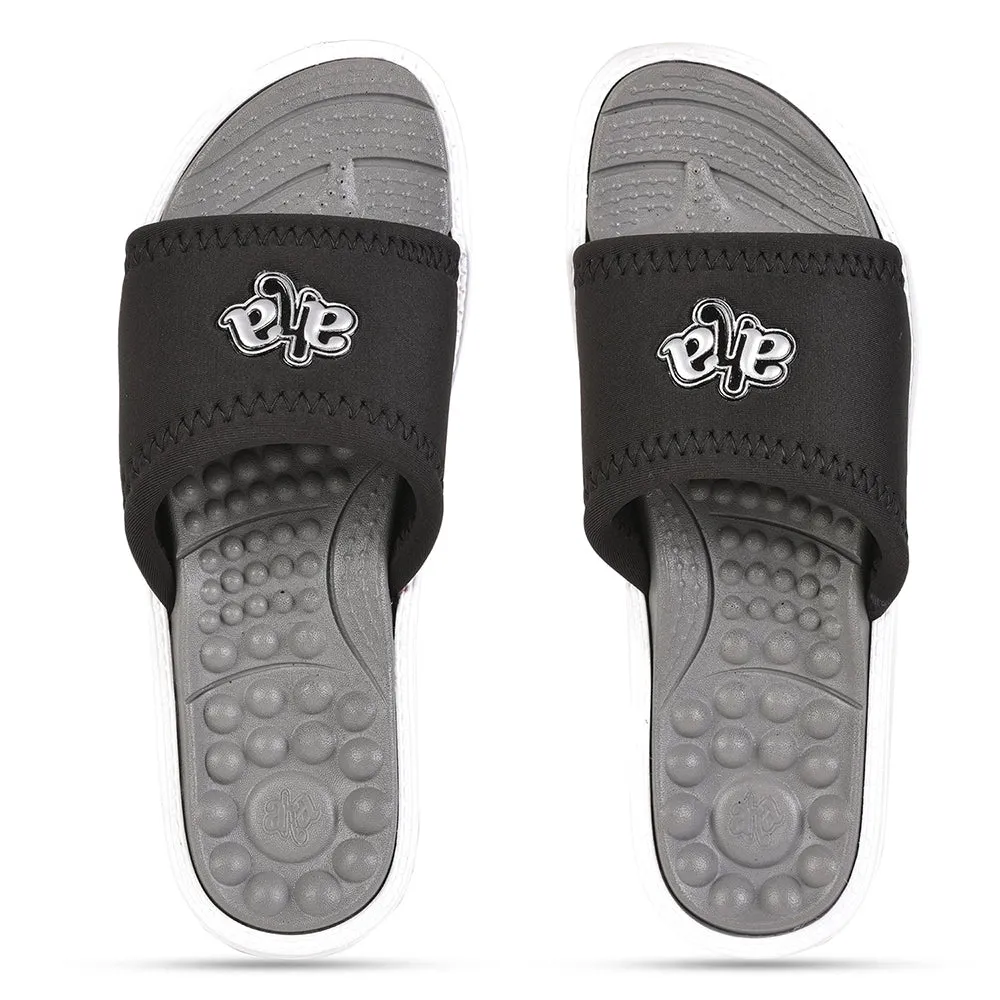 A-HA By Liberty Black Slides For Women WAGAS-10