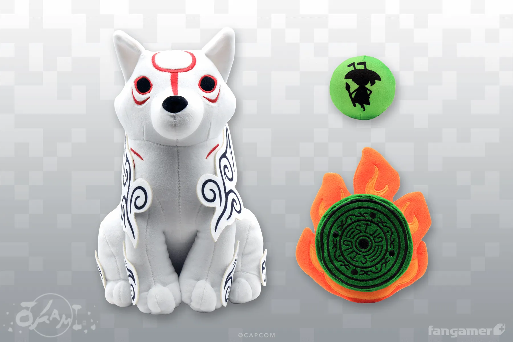 Amaterasu and Issun Plush