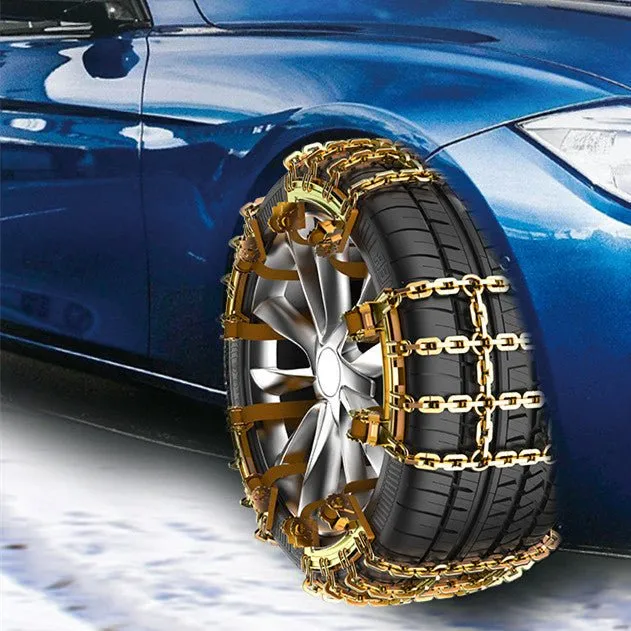 Anti-Slip Snow Chains Nine Grid For Tesla Model Y/3/X/S