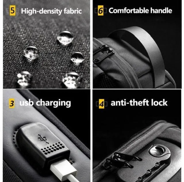 Anti-theft Waterproof Travel Backpack