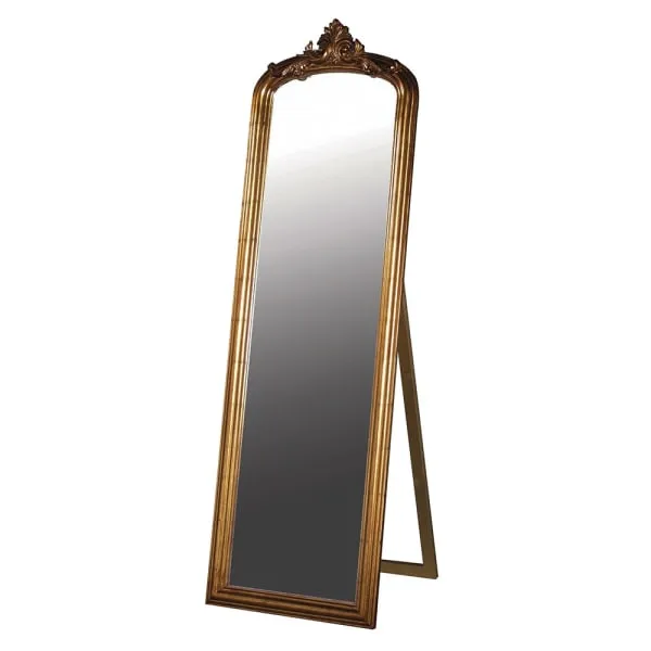 Antique style tall dressing mirror