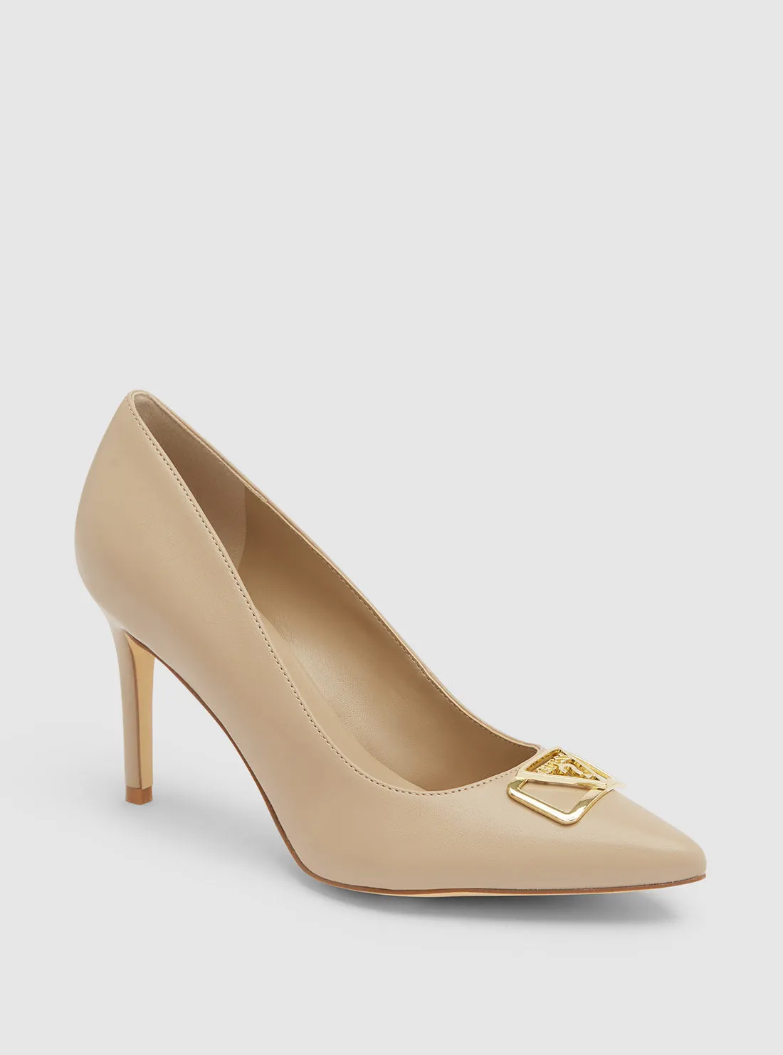 Beige Morrley Stiletto Heels