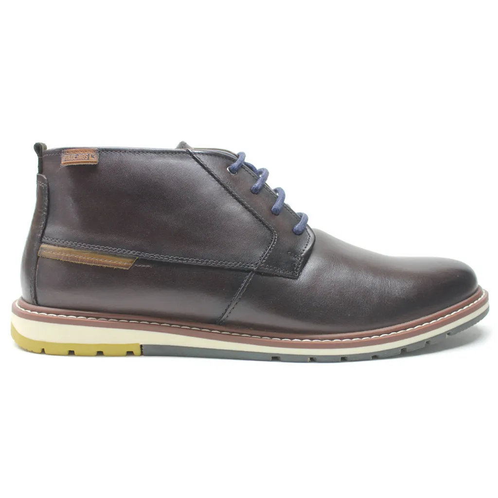 Berna Calfskin Leather Men's Casual Boots