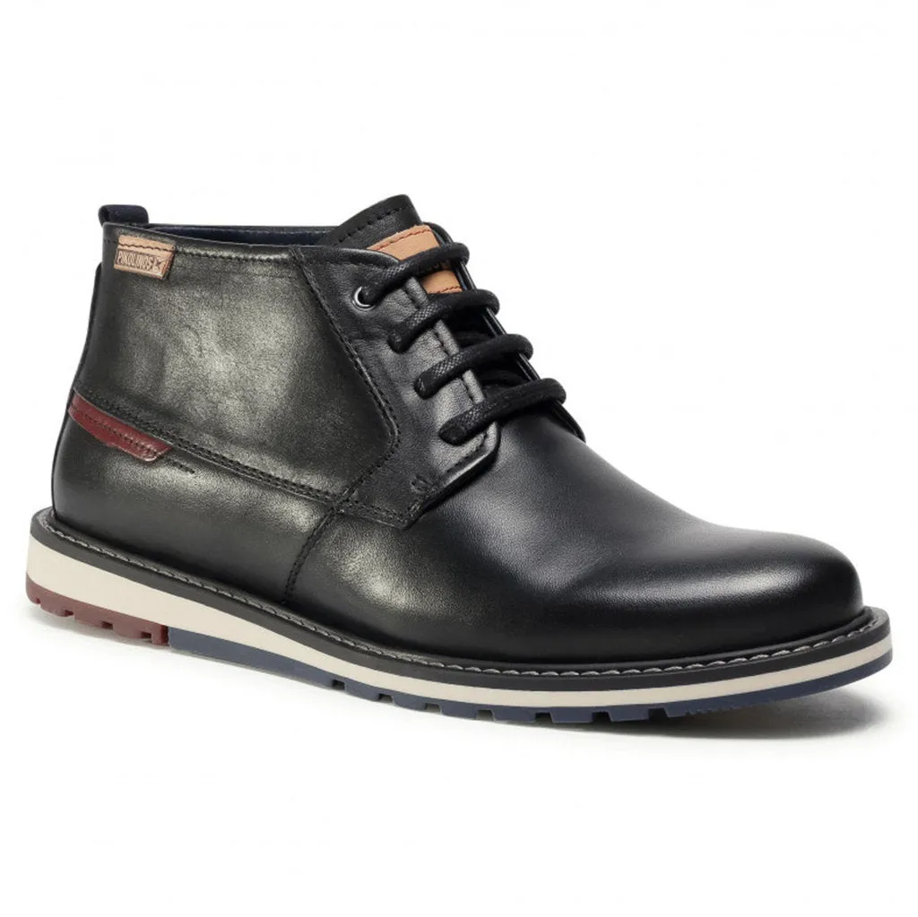 Berna Calfskin Leather Men's Casual Boots