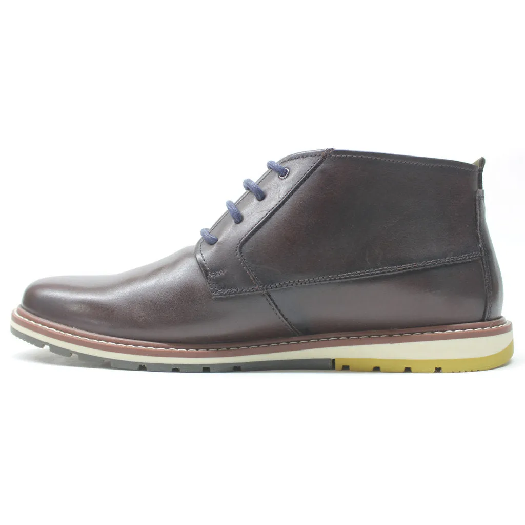 Berna Calfskin Leather Men's Casual Boots