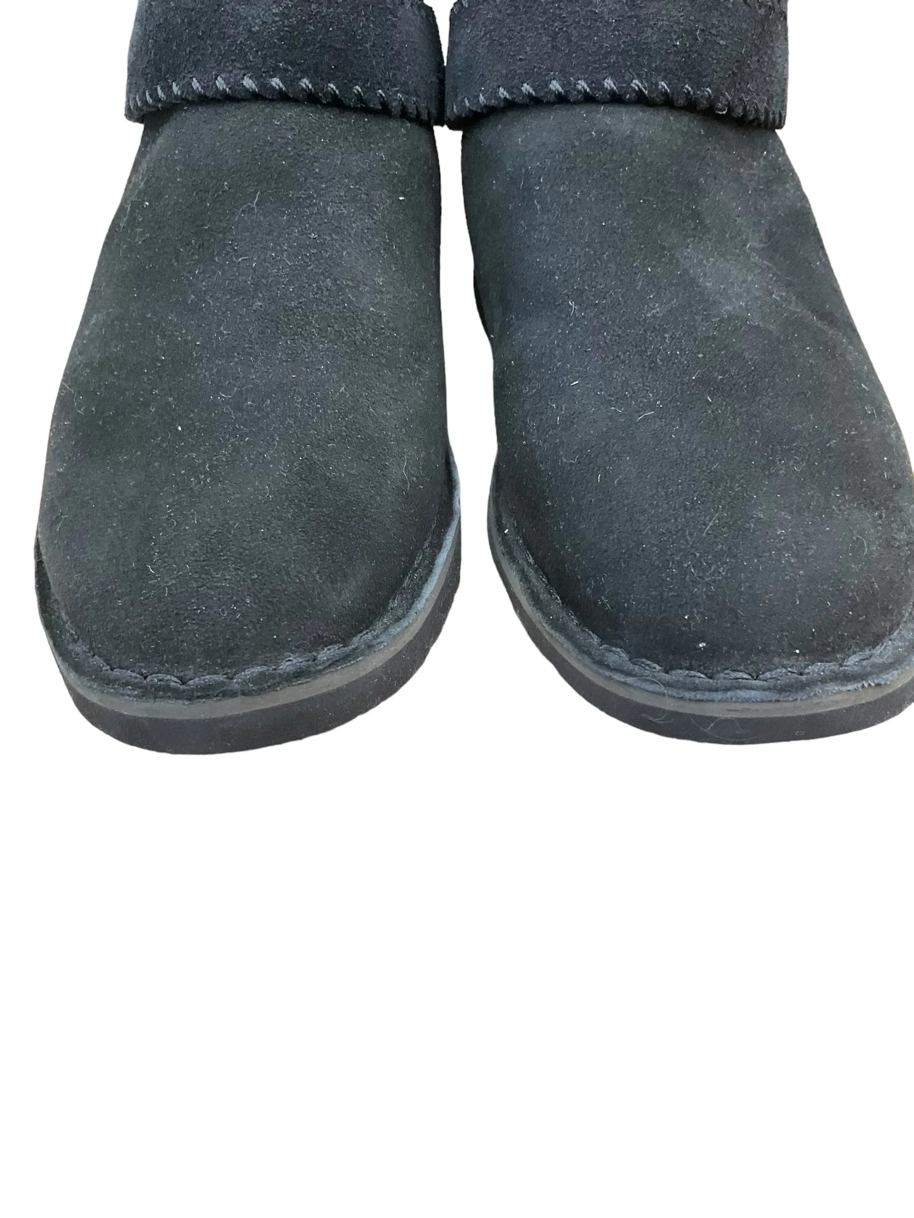 Black Boots Ankle Heels Ugg, Size 9