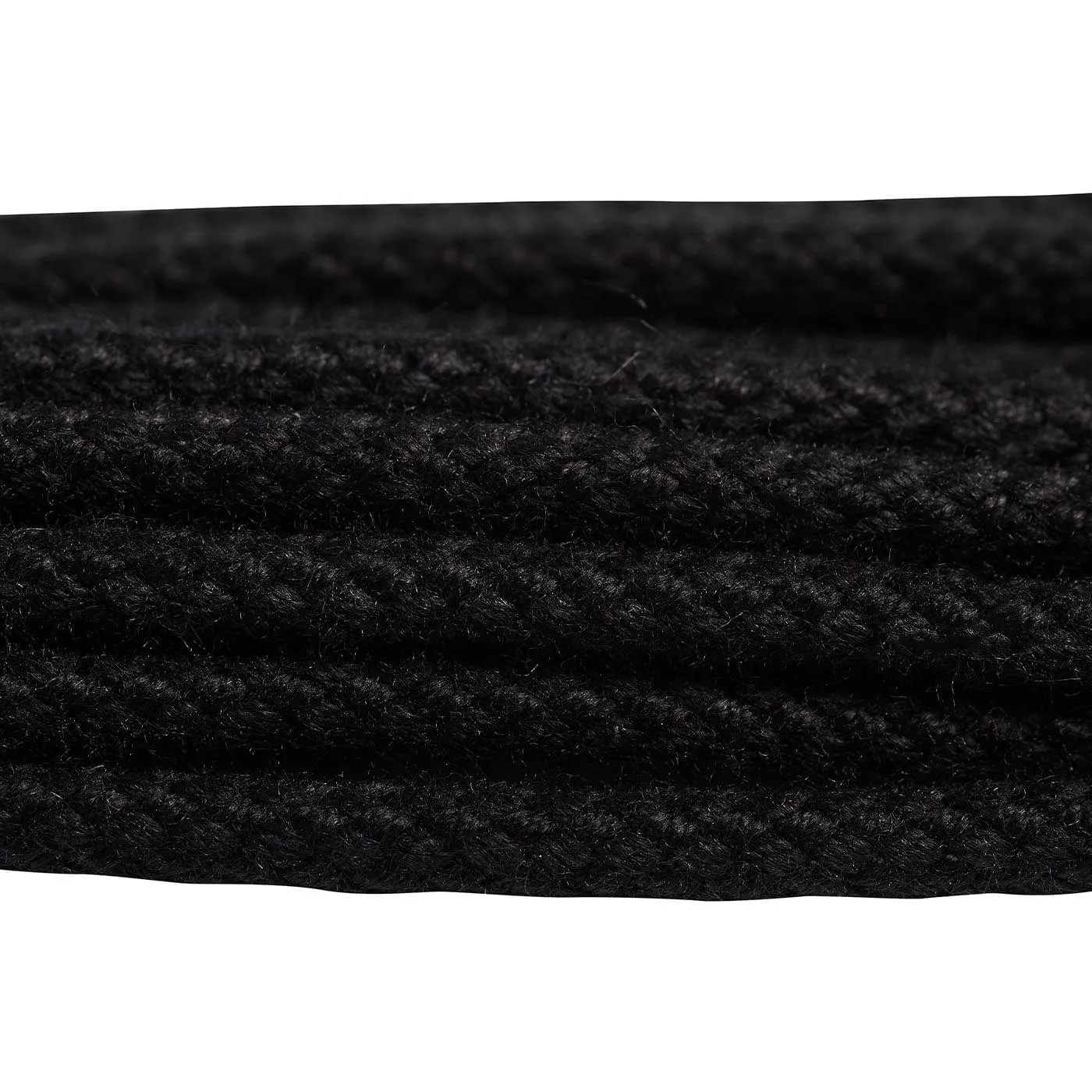 Black Braided Laces - 65cm