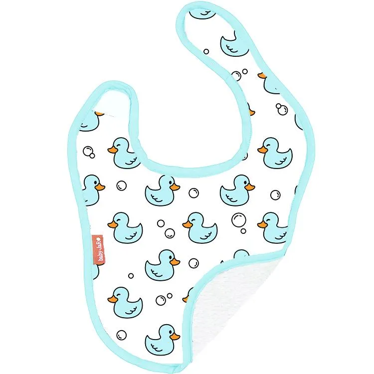 Blue Ducks Plush Bib