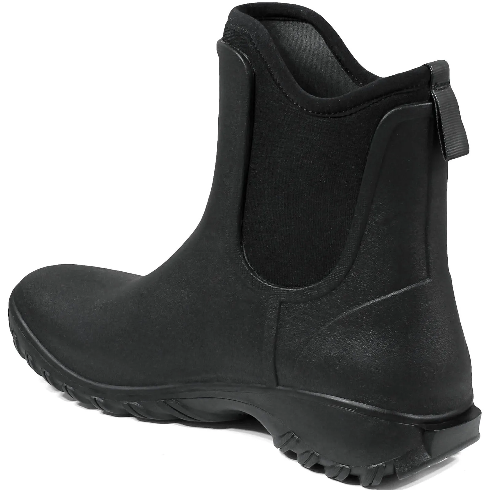 BOGS Womens Sauvie Slip On Waterproof Wellington Boots - Black