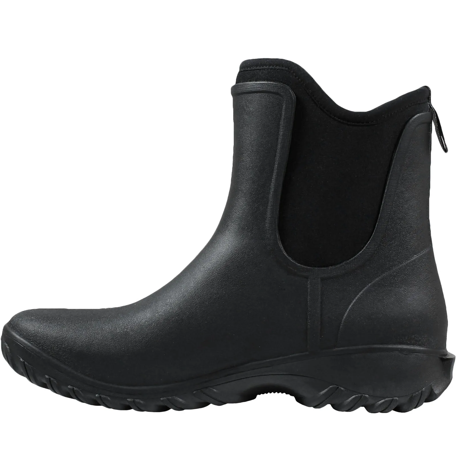 BOGS Womens Sauvie Slip On Waterproof Wellington Boots - Black