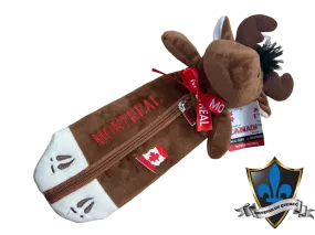 Canadian Moose Plush Pencil Case