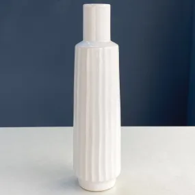 Ceramic White Tall Vase