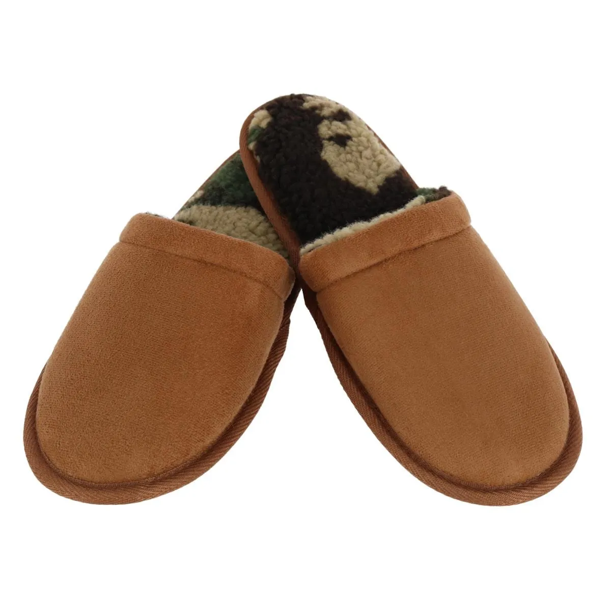 Clear Creek Men's Micro Suede and Sherpa Slide Slipper