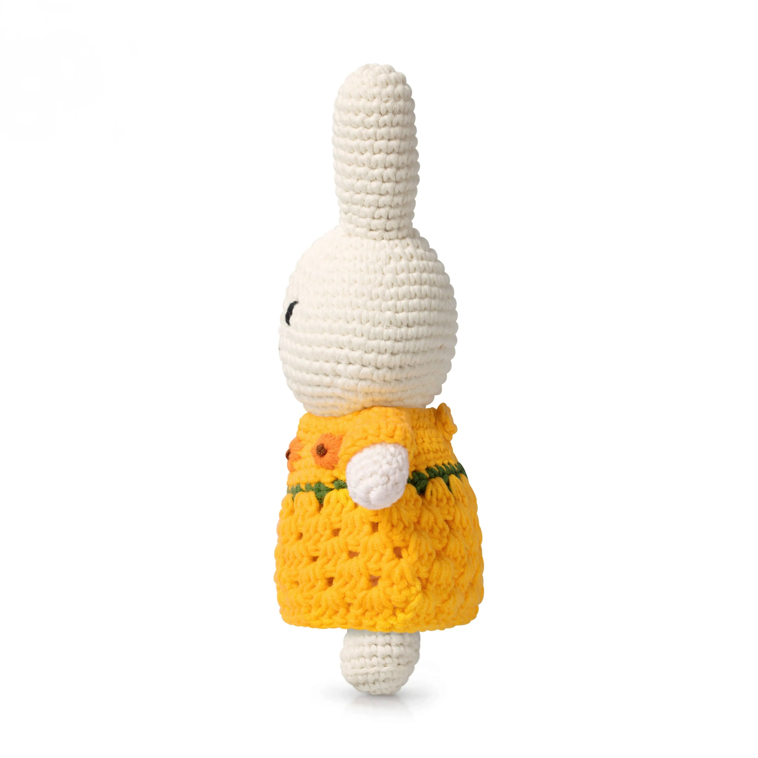 Crocheted Miffy Sunflower Plush Toy - Miffy