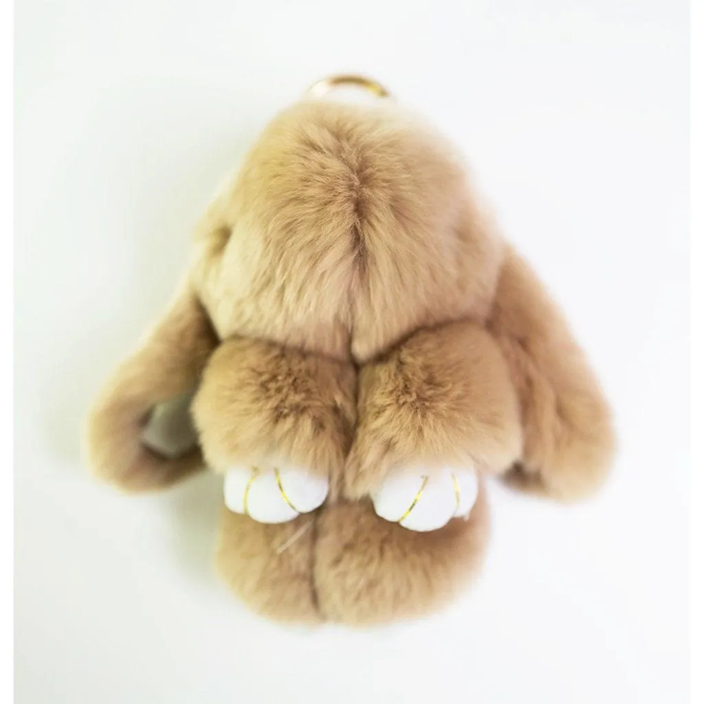 Cute Plush Bunny Keyrings