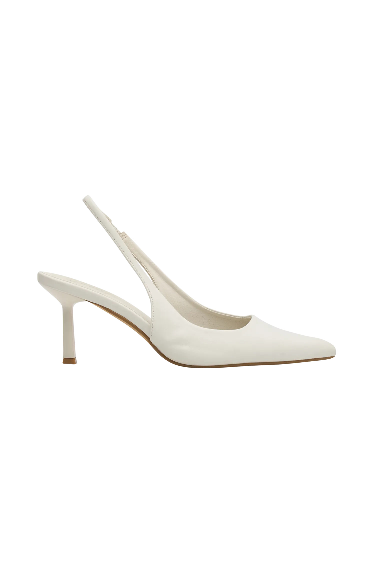 Dasha Sling Back Heels - Ivory