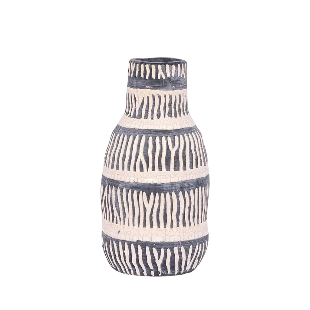 Ethnic Tall Ceramic Vase