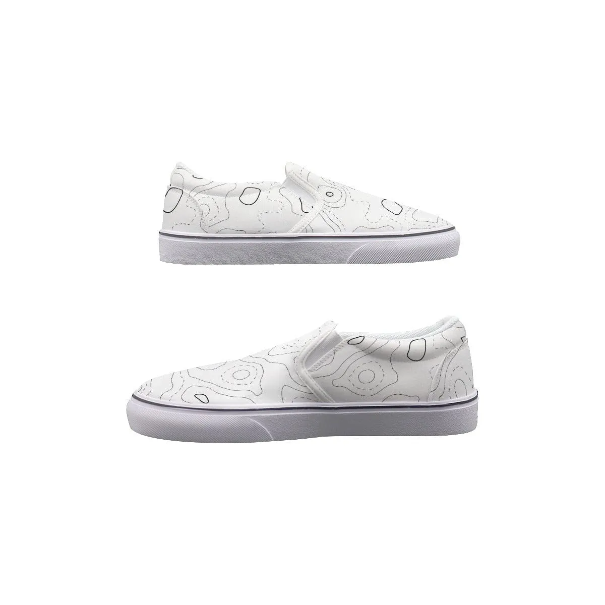 Geo Treads - Women's Slip On Sneakers