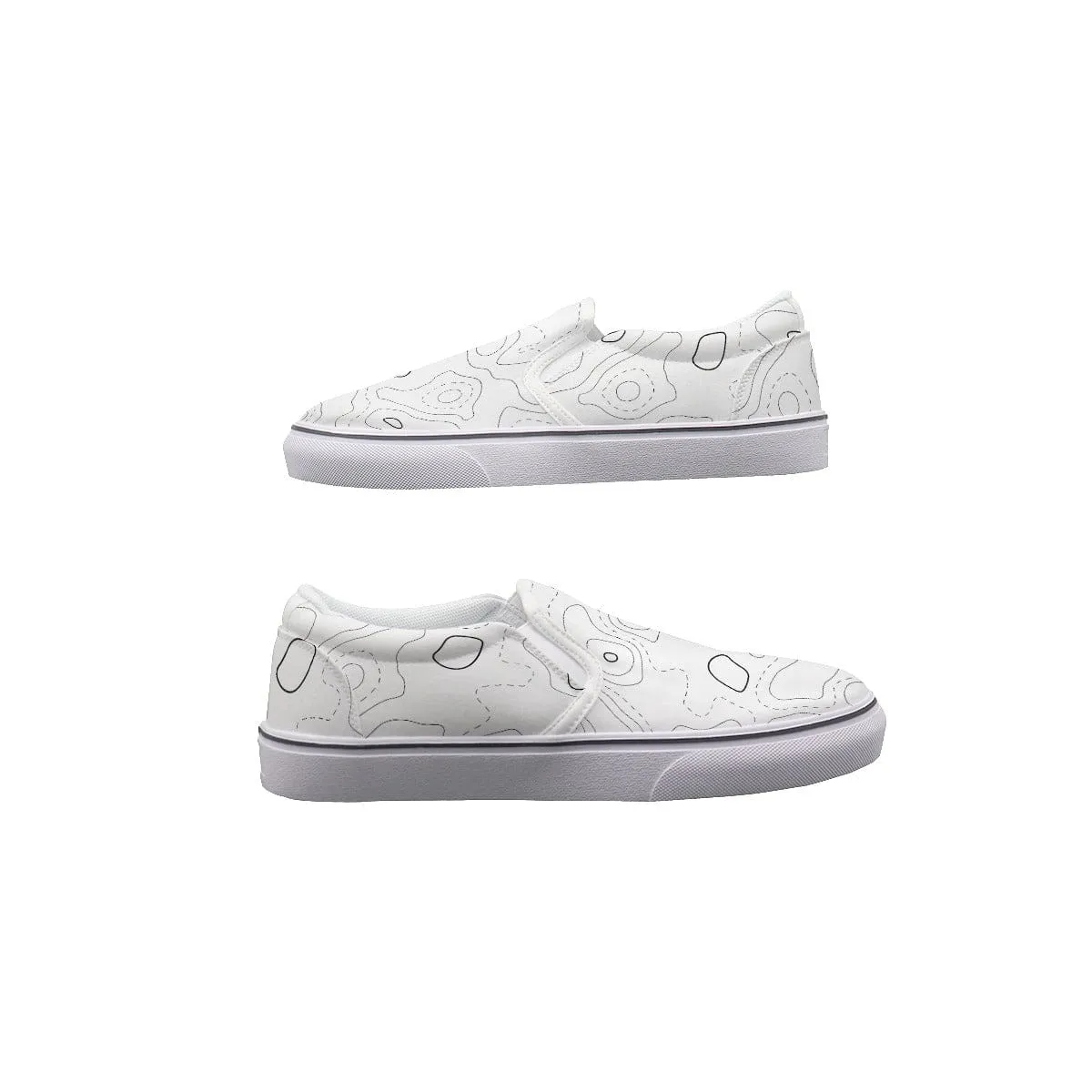 Geo Treads - Women's Slip On Sneakers