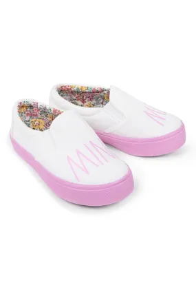 Girl's "MINI ME" Slip On Sneakers