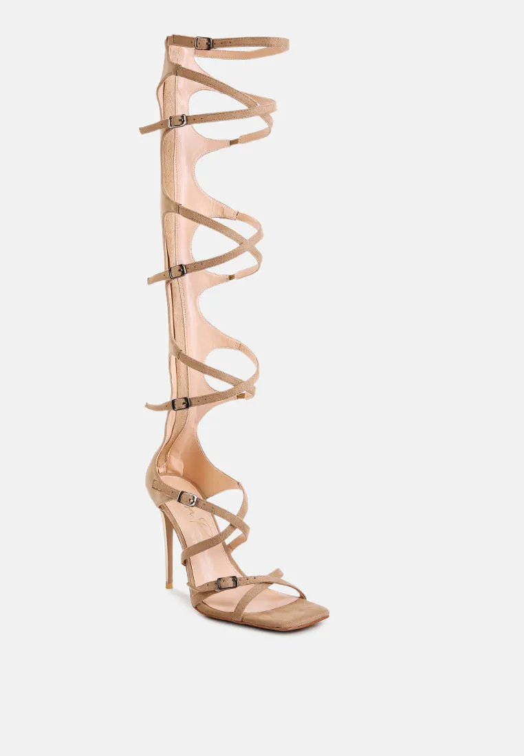 Gossip Dramatic Strappy Stiletto Heels