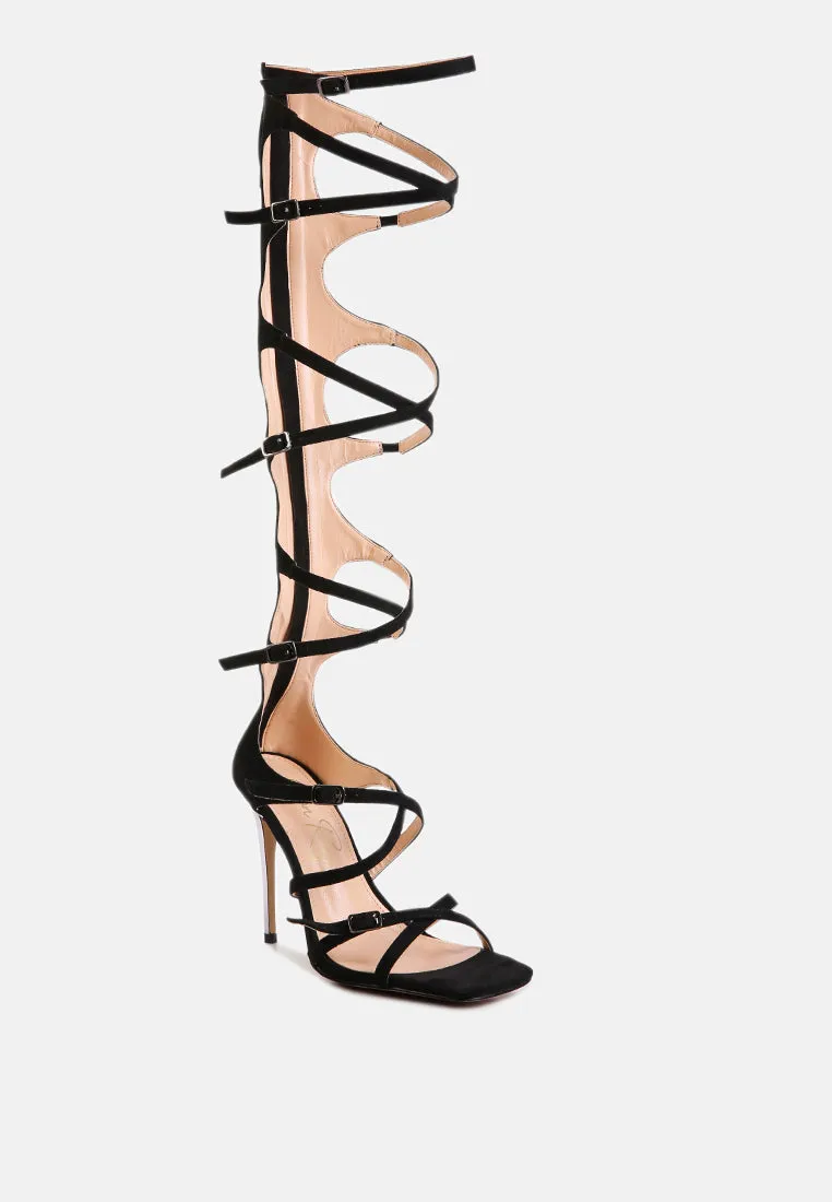 Gossip Dramatic Strappy Stiletto Heels