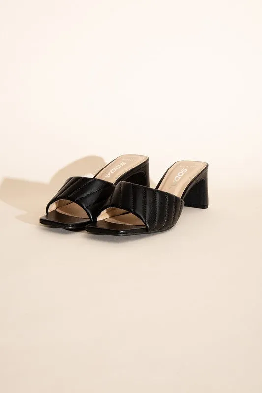 GRACELYN SQUARE WIDE FIT HEELS [ONLINE EXCLUSIVE]