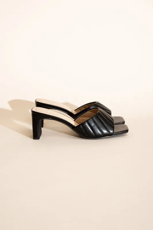 GRACELYN SQUARE WIDE FIT HEELS [ONLINE EXCLUSIVE]