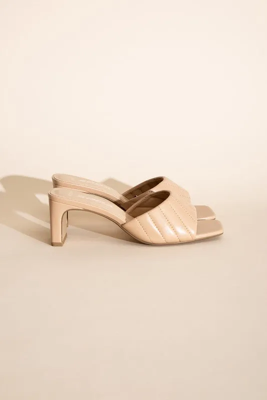 GRACELYN SQUARE WIDE FIT HEELS [ONLINE EXCLUSIVE]