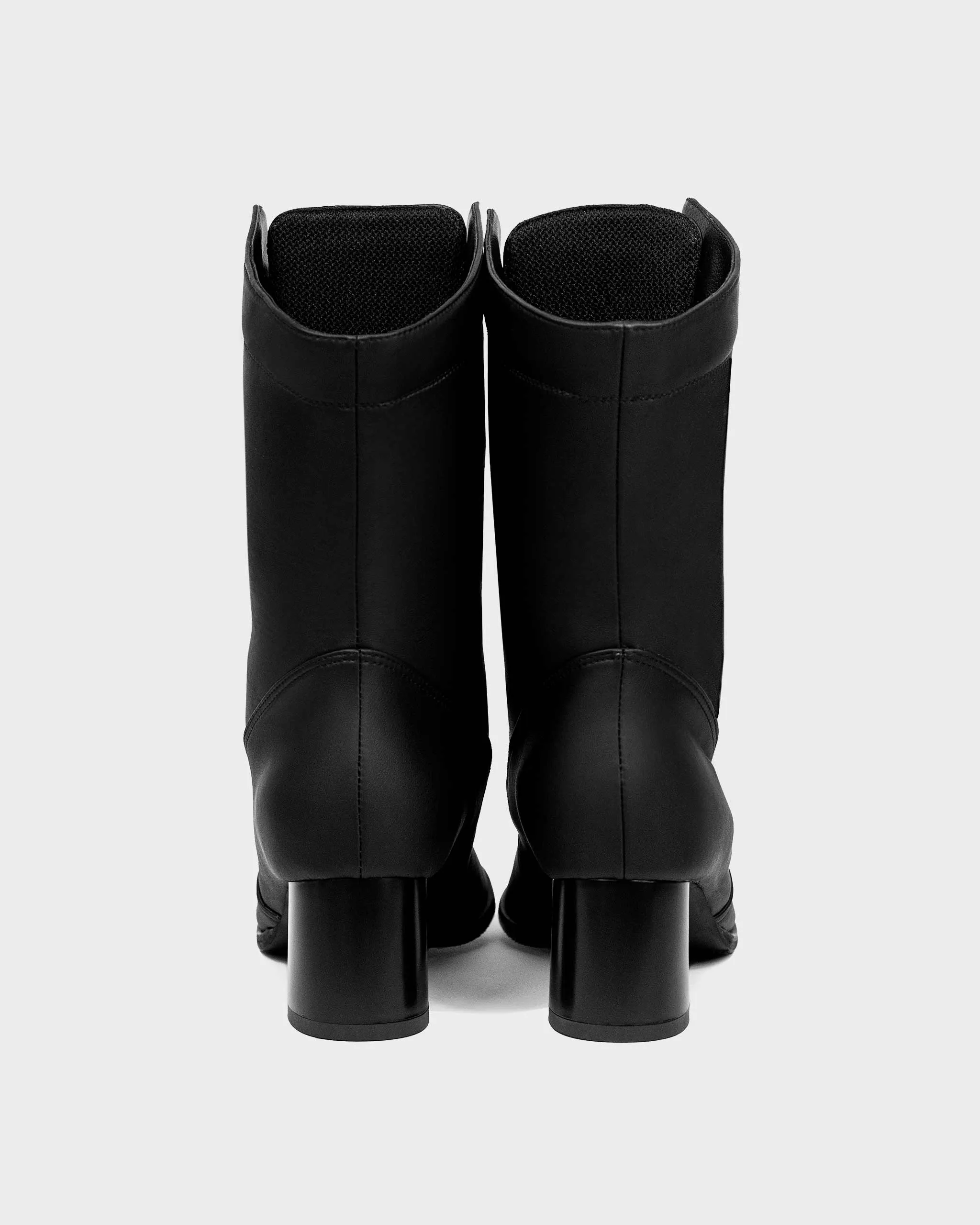 High Boots Black cactus leather boots