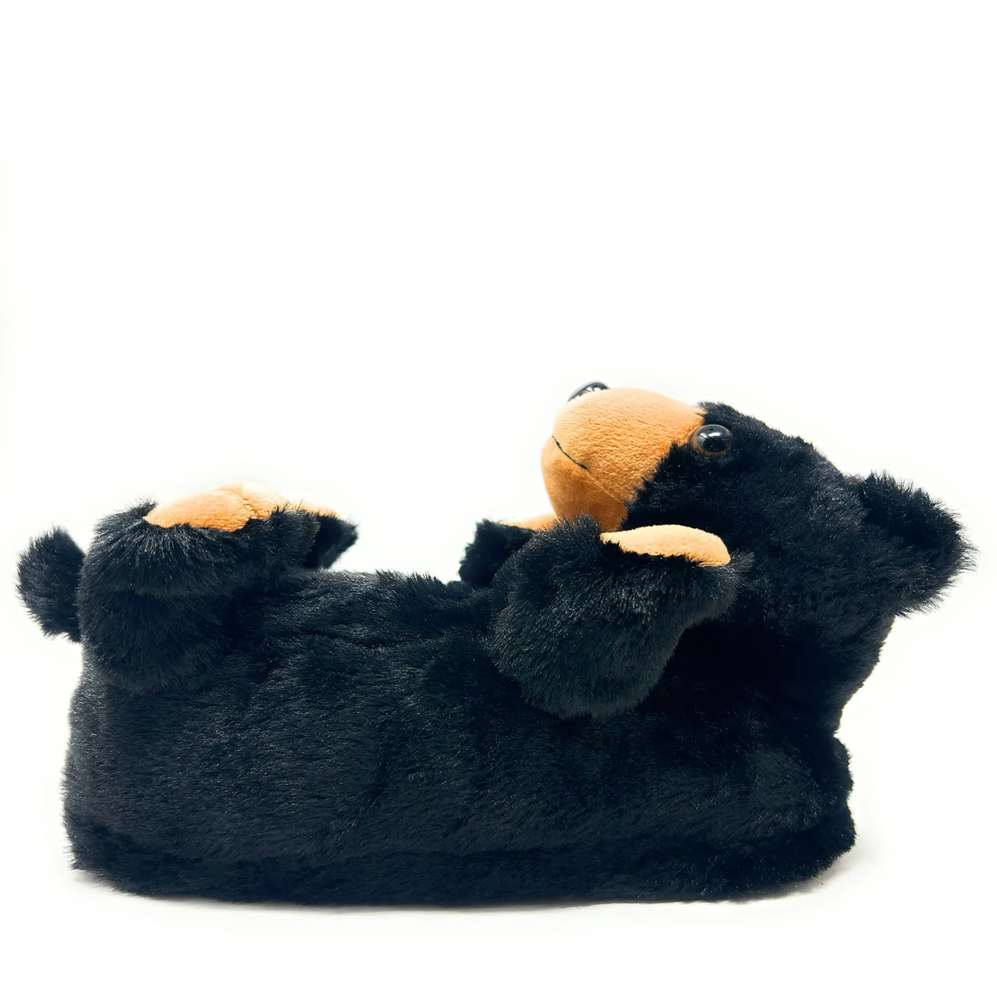 Homer the Black Bear Kid's Slippers