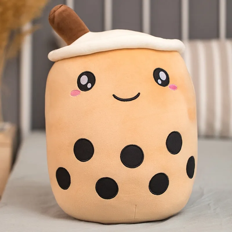 Kawaii Bubble Tea Plush Pillow