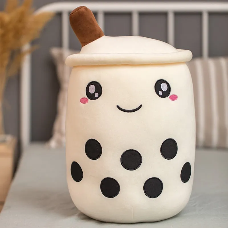 Kawaii Bubble Tea Plush Pillow