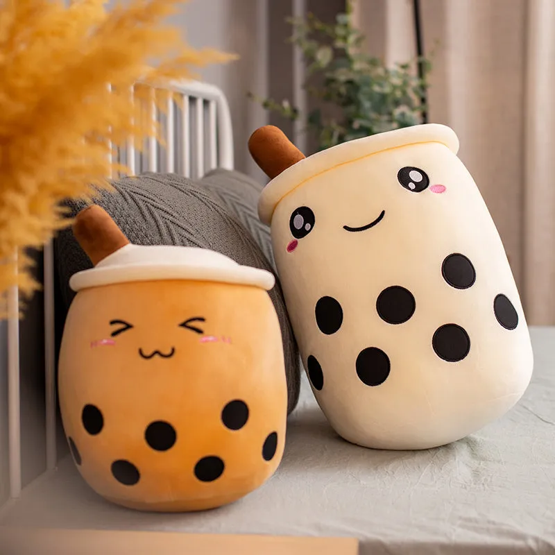 Kawaii Bubble Tea Plush Pillow