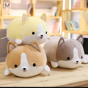 Kawaii Fat Corgi Plush