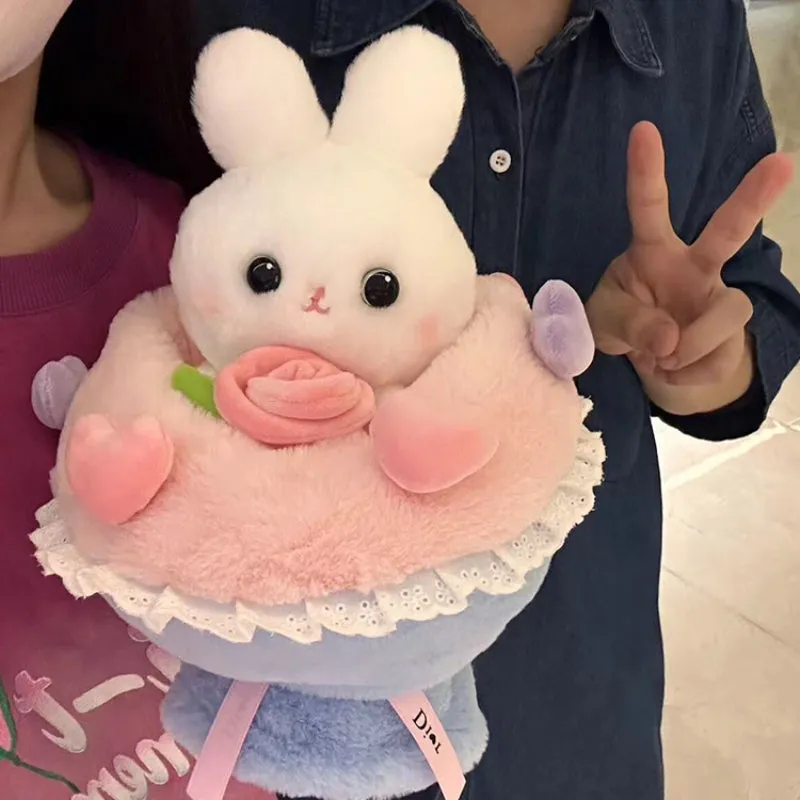 Kawaii Rabbit Bouquet Plush Toy