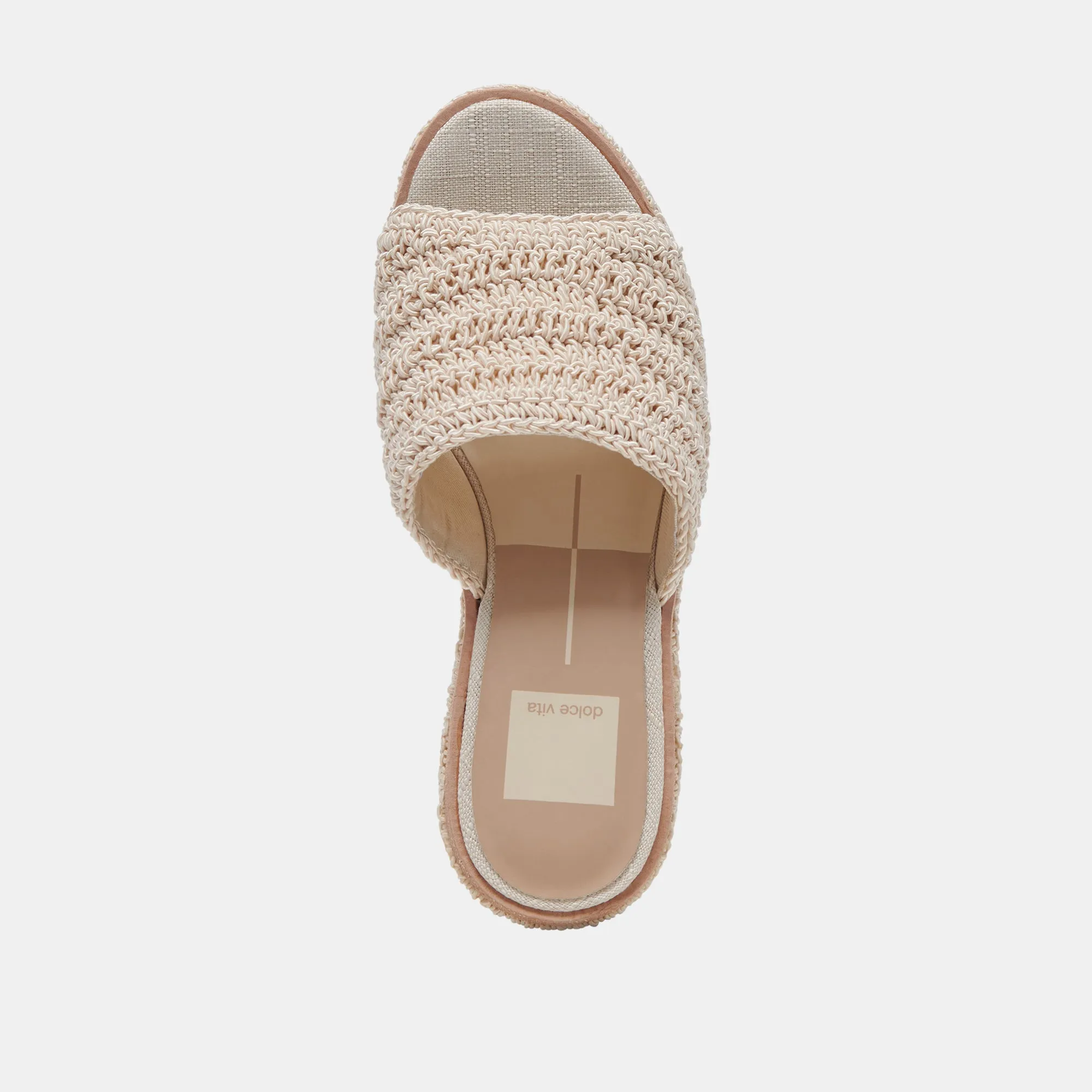 LADIN HEELS DOVE WOVEN