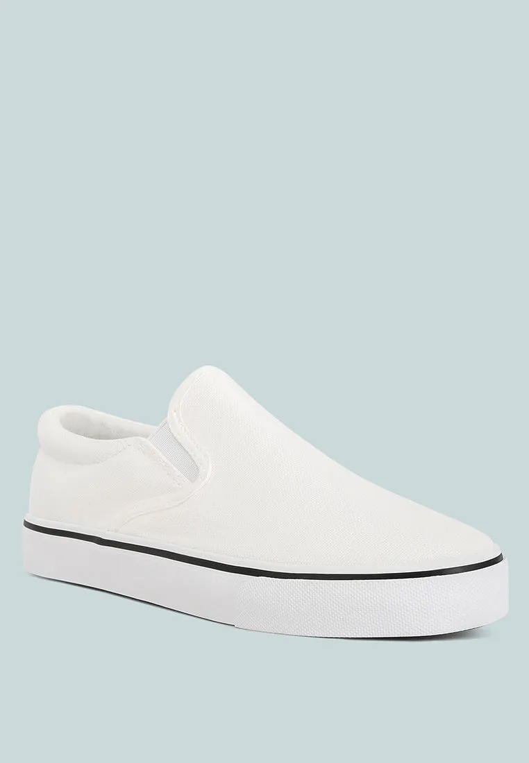 Laszlo Canvas Slip On Sneakers