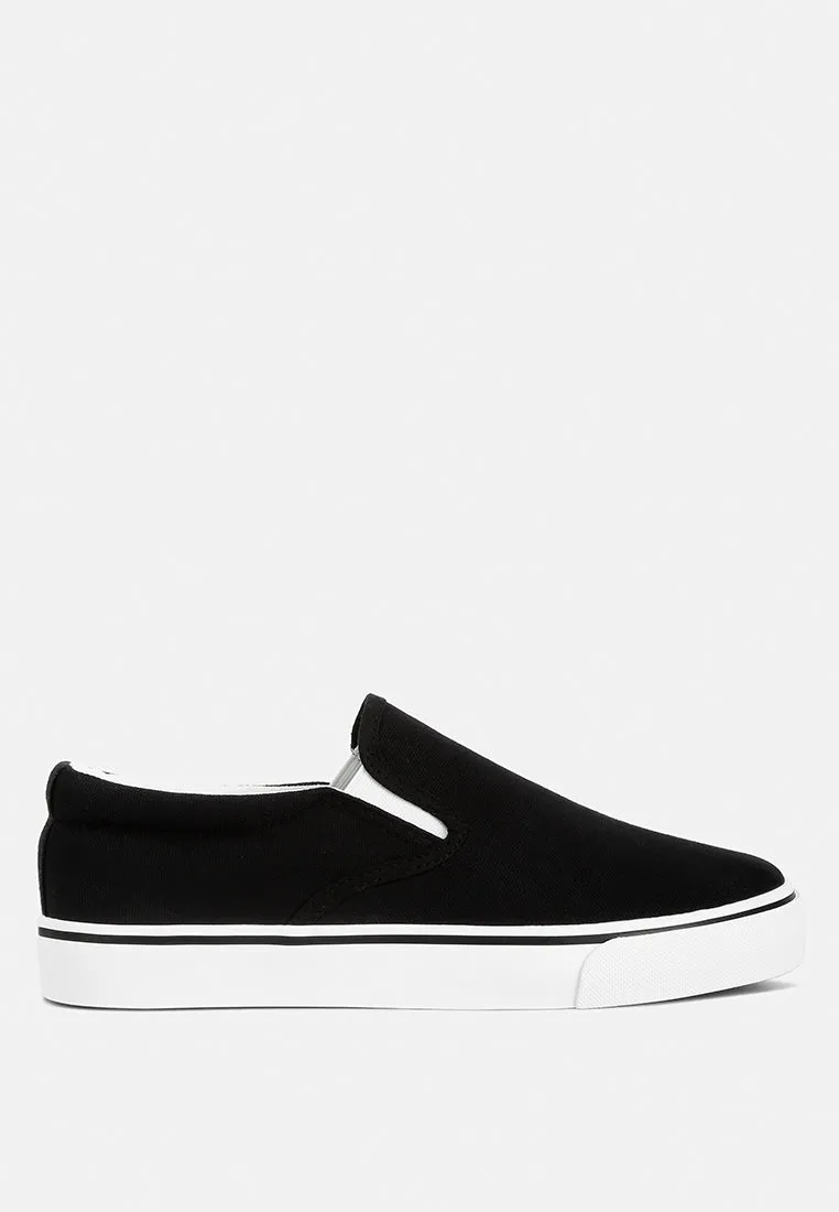 Laszlo Canvas Slip On Sneakers