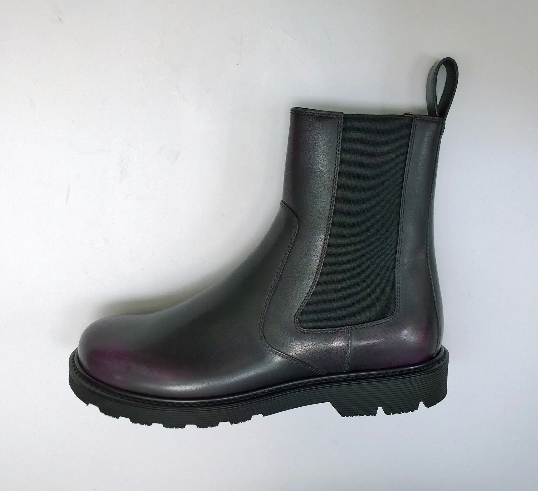 Loewe Blaze Chelsea Boots in Purple Leather