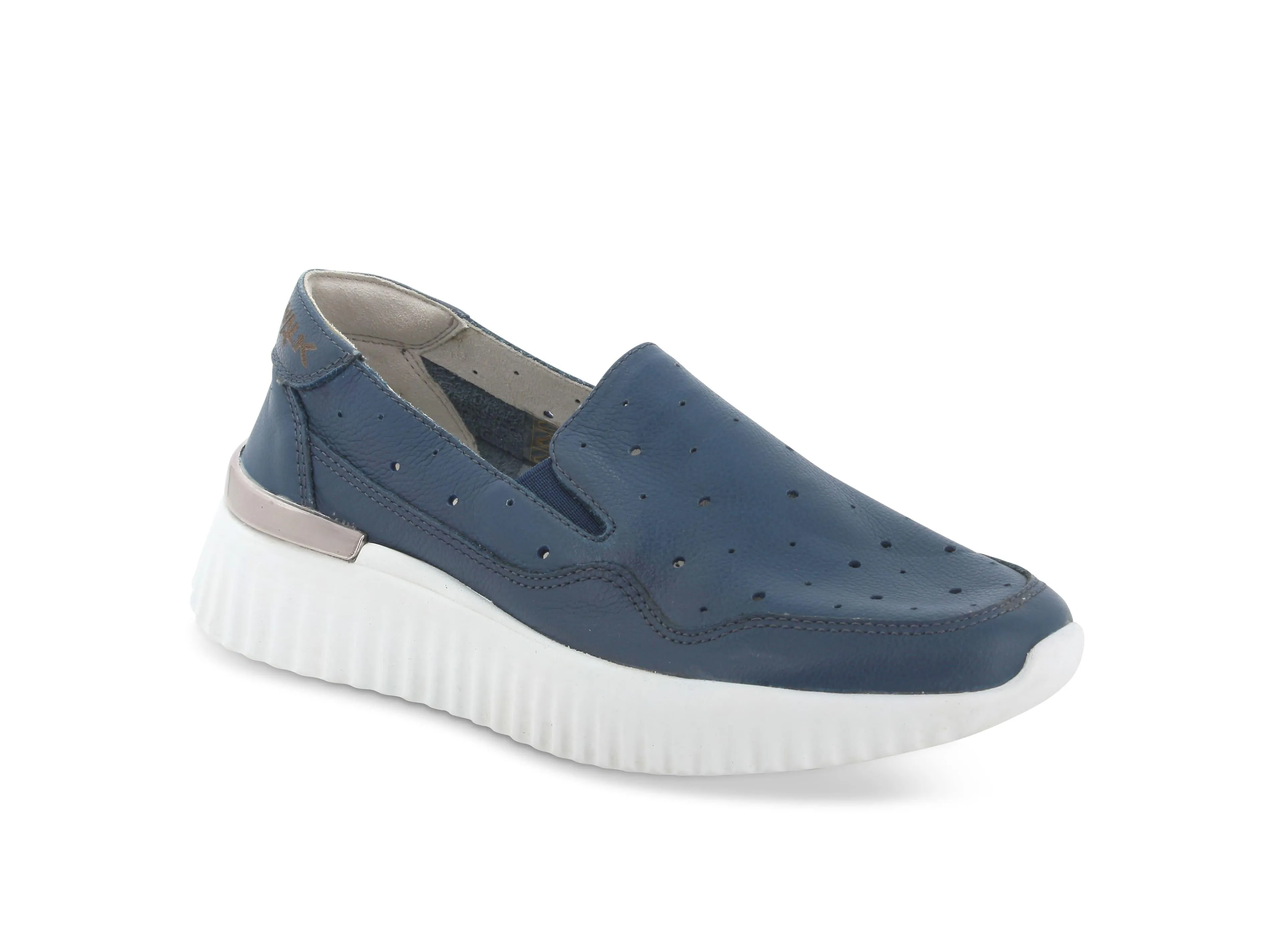 Melluso donna sneakers estive slip-on in pelle