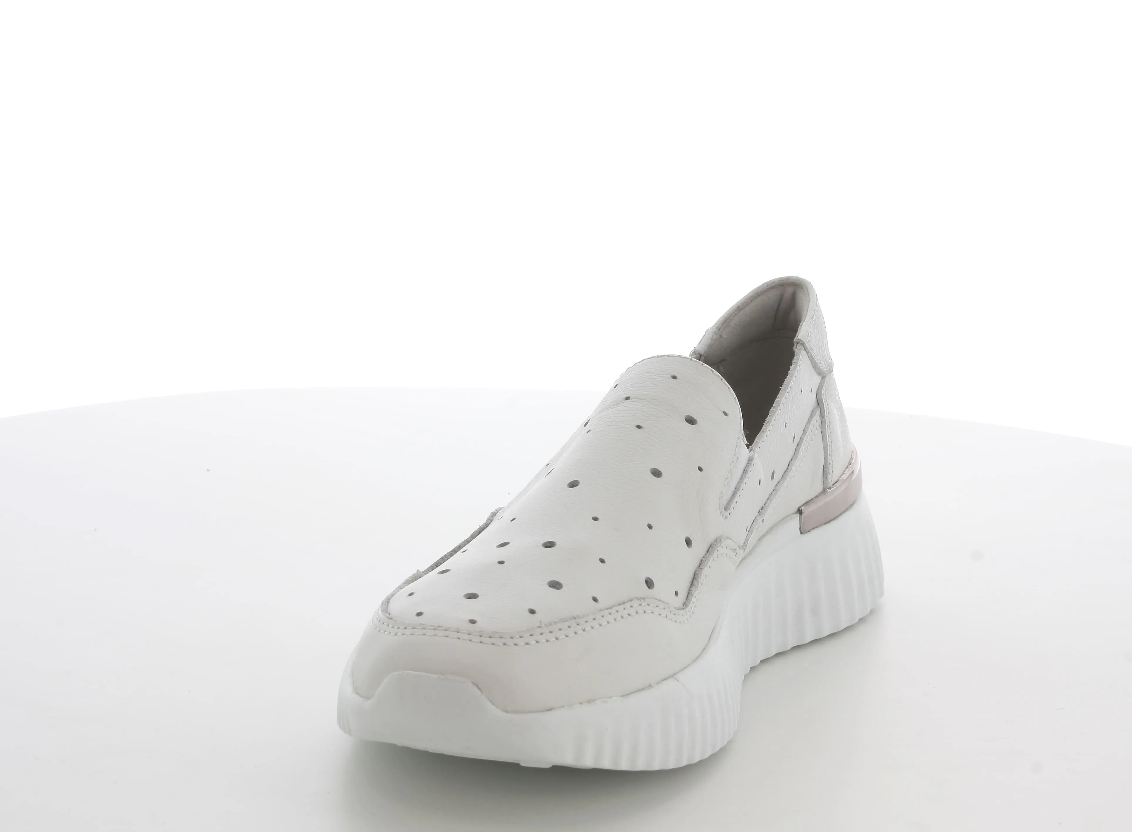 Melluso donna sneakers estive slip-on in pelle