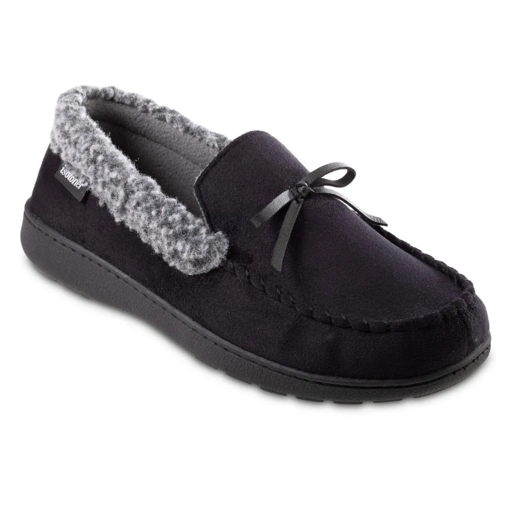 Men's Microsuede Moccasin Slippers