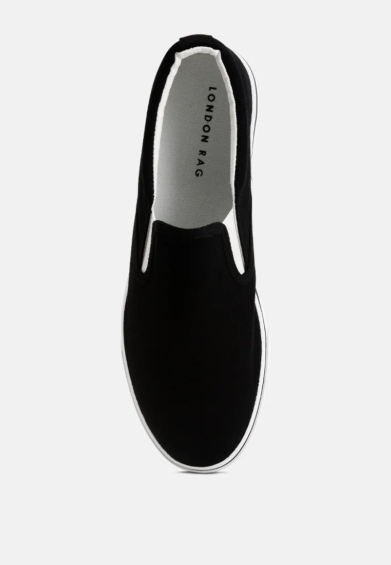 Merlin Canvas Slip On Sneakers